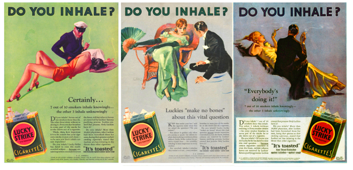 1920s cigarette ads